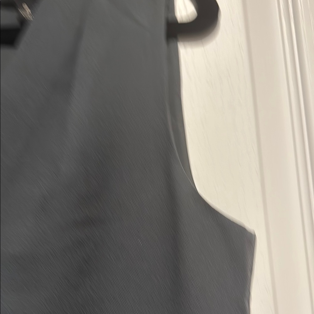 Banana Republic Gray Sheath Midi Dress V-Neck Sleeveless - Picture 5 of 7